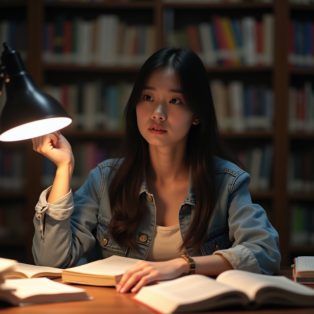 Studente universitario che gestisce l'ansia da esame con tecniche di respirazione